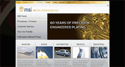 Desktop Screenshot of metalsurfaces.com
